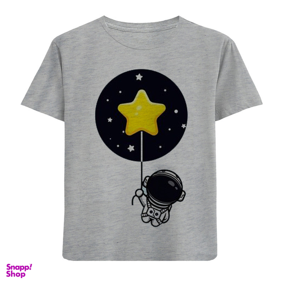 تیشرت آستین کوتاه بچگانه مدل شب و ستاره F912