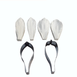 ست کاتر و وینر فوندانت به گز مدل گل آلسترومریا مجموعه 6 عددی