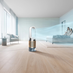 دستگاه تصفیه کننده هوا و رطوبت ساز دایسون مدل Purifier Humidify+Cool PH2 de-NOx PH05 رنگ طلایی