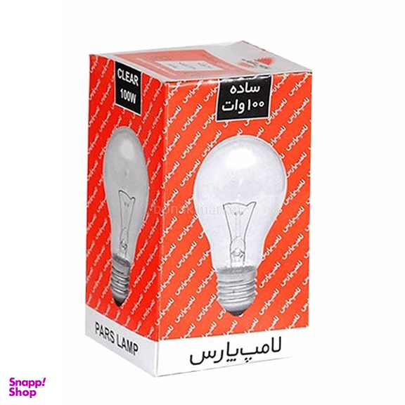 لامپ 100 وات رشته ای پارس شهاب کد P-6615