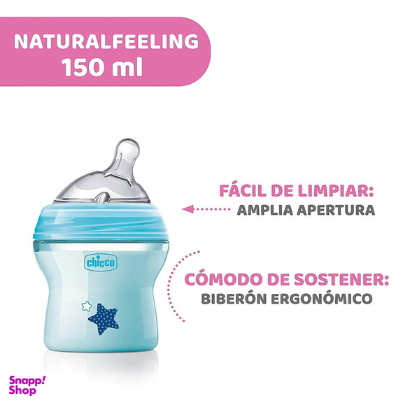 شیشه شیر چیکو مدل نچرال فیلینگ گنجایش 150 میلی لیتر