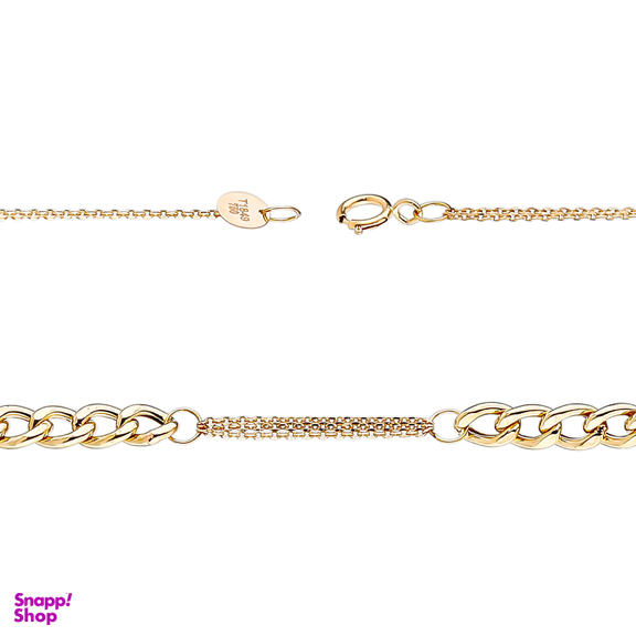 دستبند طلا 18 عیار زنانه میلی گالری مدل سالیا گلد کد MT1113