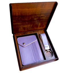ست هدیه 2 تکه چرم طبیعی مدل sarvakcharm کد 3203