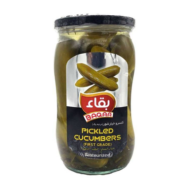 خیارشور درجه یک بقاء وزن 580 گرم