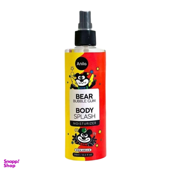 بادی اسپلش زنانه آنیلا مدل آدامس خرسی حجم 250 میلی لیتر