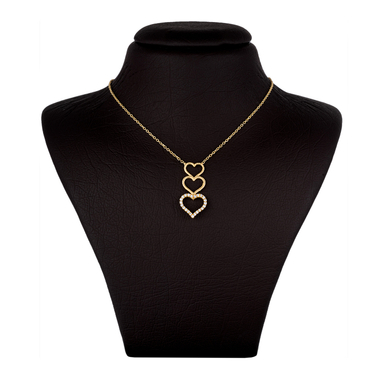 گردنبند طلا 18 عیار زنانه جواهری سون کد 2194