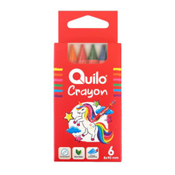 مداد شمعی کوییلو طرح اسب شاخدار کد Q-644535-Unicorn بسته 6 عددی