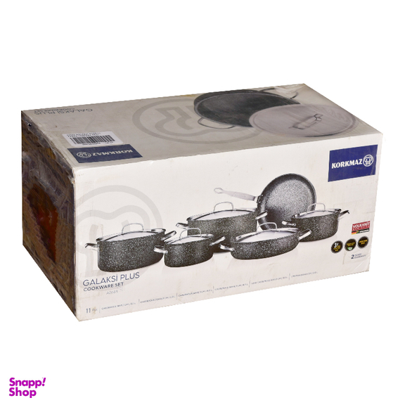 سرویس تابه و قابلمه 11 پارچه کرکماز مدل گلکسی پلاس کد 2685