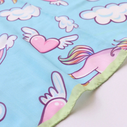 بیبی اسکارف دخترانه طرح یونیکورن کد 1045