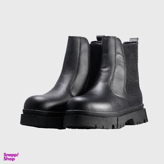 بوت مردانه مدل برشکا کشی کد B2537 رنگ مشکی