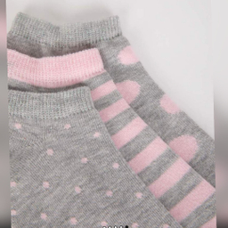 جوراب زنانه دفکتو مدل آنتی باکتریال Cotton Rich 2 بسته 3 عددی