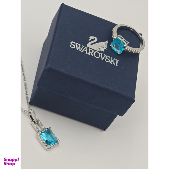 نیم ست زیور زنانه وای اس ایکس مدل کریستال سواروسکی کد swar155