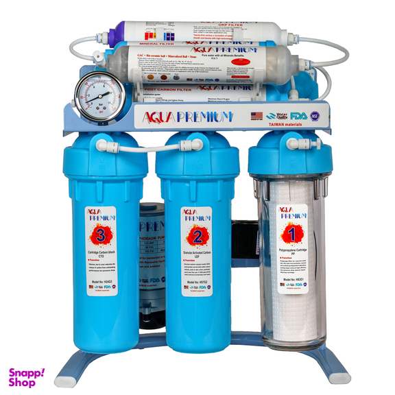 دستگاه تصفیه آب خانگی آکواپرمیوم مدل A8OAB11-BL-TP