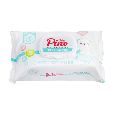 دستمال مرطوب کودک پینو بیبی مدل Pa1149 بسته 120 عددی