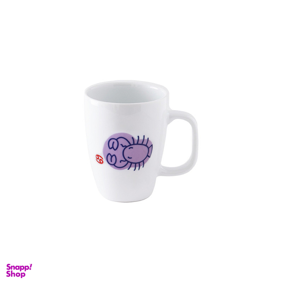 لیوان چینی زرین ایران مدل دسته دار سوئدی 360 زودیاک تیر درجه عالی