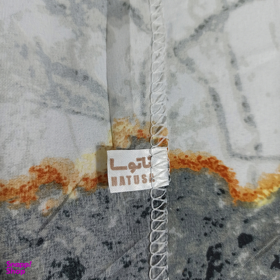 سرویس ملحفه یک نفره دو تکه ناتوسا مدل آتشفشان کد 90