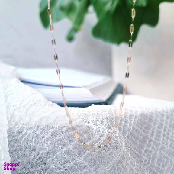 زنجیر طلا 18 زنانه عیار گوزن مدل استار کد 97YNO9