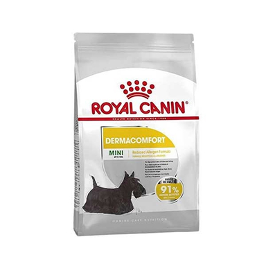غذای خشک سگ رویال کنین مدل Derma Comfort Mini وزن 3 کیلوگرم