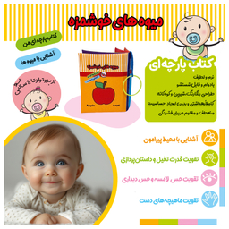 کتاب پارچه ای میوه های خوشمزه اثر معصومه غفاری انتشارات پاساد