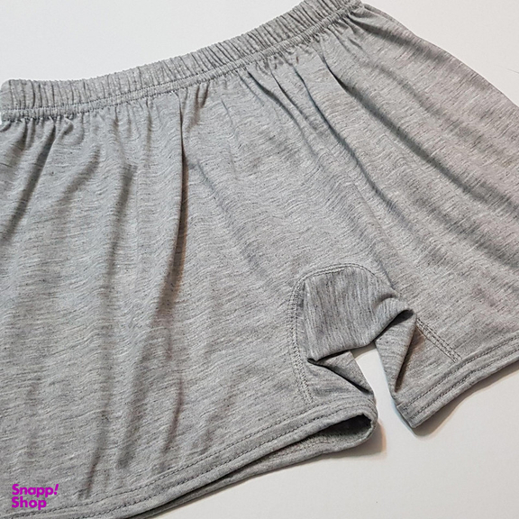 شورت مردانه برهان تن پوش مدل پنبه ای کد 1018 رنگ طوسی