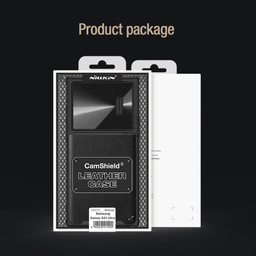 کاور نیلکین مدل CamShield Leather S Case مناسب برای گوشی موبایل سامسونگ Galaxy S23 Ultra