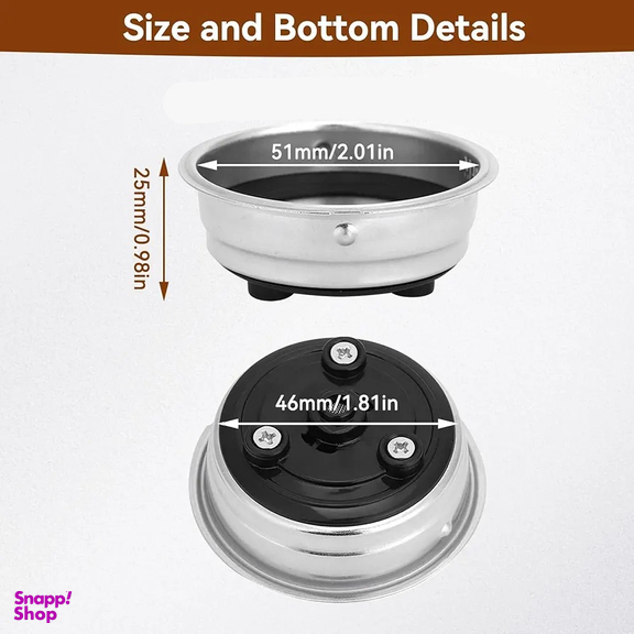 بسکت پرتافیلتر اسپرسوساز مدل c1 سایز 51