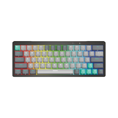 کیبورد گیمینگ فنتک کد Atom pro63 MK912 Blue Switch
