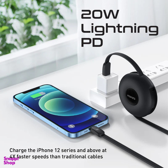 کابل تبدیل USB-C به USB-C/ microUSB / لایتنینگ پرومیت مدل QUIVER.B طول 1 متر