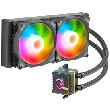 خنک کننده پردازنده گرین مدل Glacier GLC240-ARGB