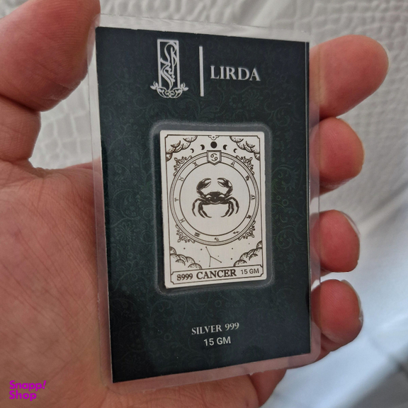 شمش نقره لیردا مدل نماد ماه تیر 999