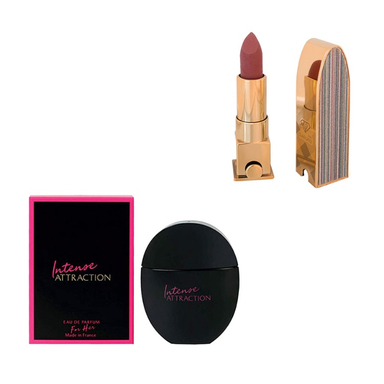 ادوپرفیوم زنانه آرت اند مدل Intense Attraction به همراه رژلب جامد سالوته پرو شماره 903 رنگ گوشتی