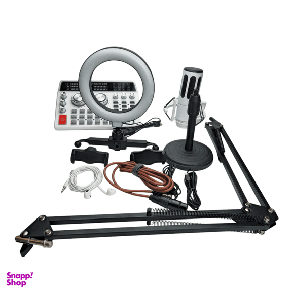 میکروفون کندانسر دراگون ساند مدل Bm7000 با کارت صدای Am200s