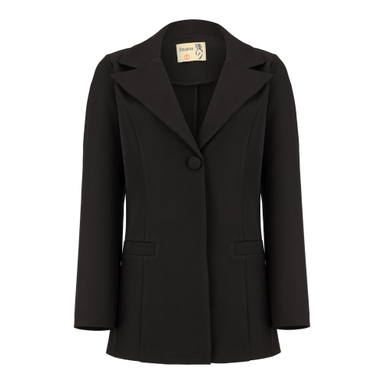 کت زنانه السانا مدل شیده کد 178801 رنگ مشکی