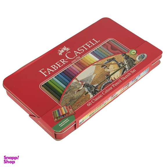 مداد رنگی 60 رنگ فابر کاستل مدل Sketch