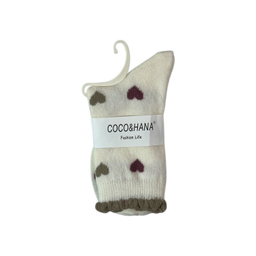 جوراب زنانه کوکو اند هانا طرح قلب کد Coco-1