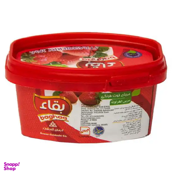 مربای توت فرنگی بقاء وزن 200 گرم