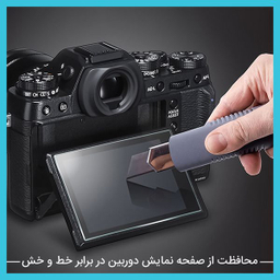 محافظ صفحه نمایش دوربین شفاف راک اسپیس مدل HyGEL مناسب برای دوربین عکاسی فوجی فیلم GFX50S II
