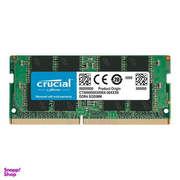رم لپ تاپ DDR4 تک کاناله 3200 مگاهرتز CL22 کروشیال ظرفیت 16 گیگابایت