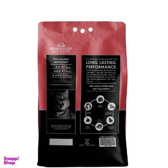 خاک بستر گربه ورد کت با رایحه پودر بچه وزن 10 کیلوگرم