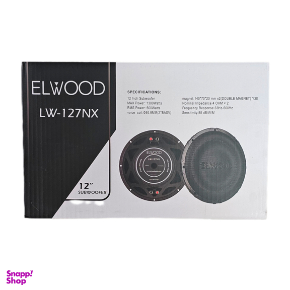 ساب ووفر خودرو الوود مدل LW-127NX
