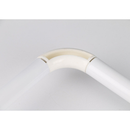 میله پرده حمام پیسو مدل U-AL سایز 90x90 سانتی متر