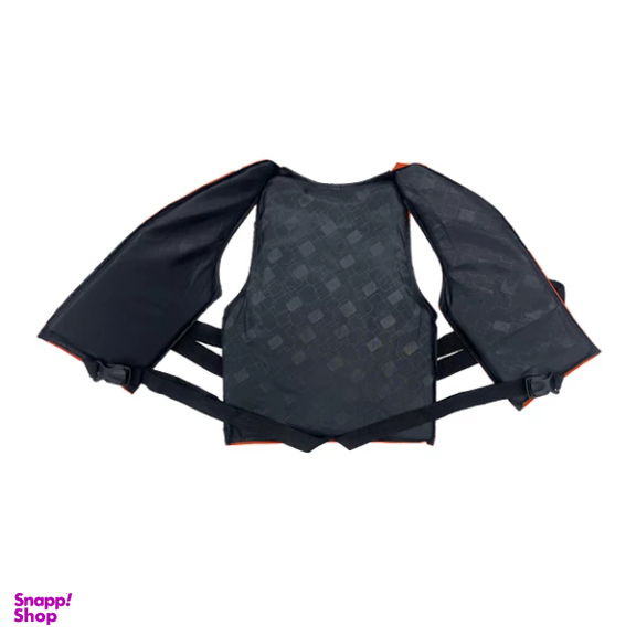 جلیقه شنا مدل Lu طرح سگکی رنگ نارنجی