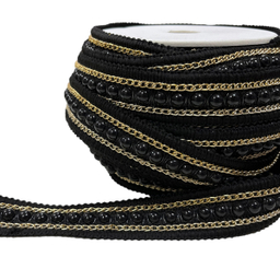 نوار یراق زنجیری مرواریدی کد 110 به طول 1 متر