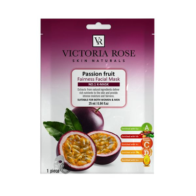 ماسک صورت ویکتوریارز مدل Passion Fruit حجم 25 میلی لیتر بسته 10 عددی