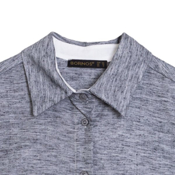 تونیک زنانه برنس مدل گلسا رنگ طوسی