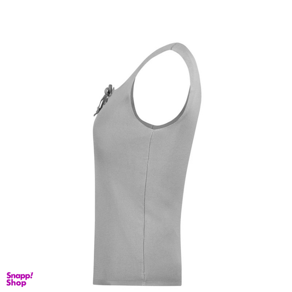 تاپ بافت زنانه مدل GD-o-17163431 رنگ طوسی روشن