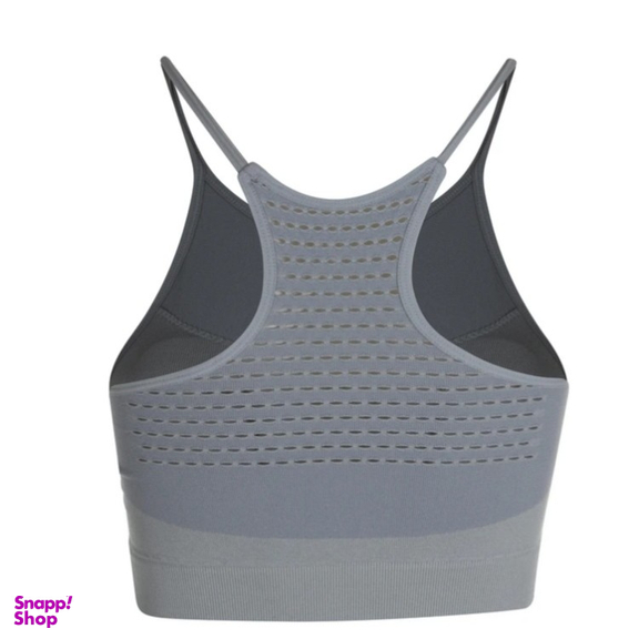 ست 3 تکه نیم تنه کراپ، لگ ورزشی و شلوارک ورزشی زنانه دریم اسلیم کد T799 رنگ طوسی
