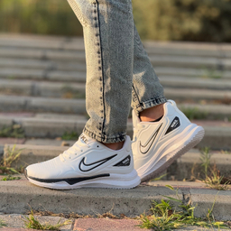 کفش اسپرت مردانه مدل نایکی زوم کد NDRNA1033 رنگ سفید