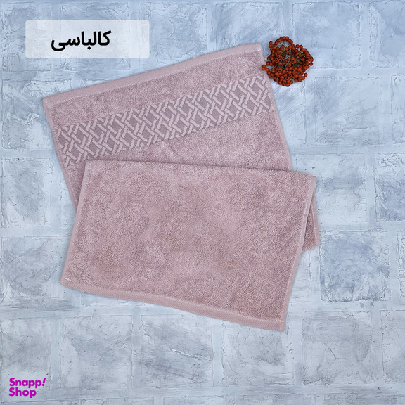 حوله دستی هیرو طرح لاین سایز 40×78 سانتی متر