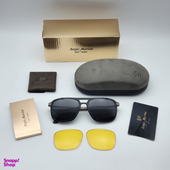 عینک آفتابی و شب سرجیو مارتینی مدل sa854c6